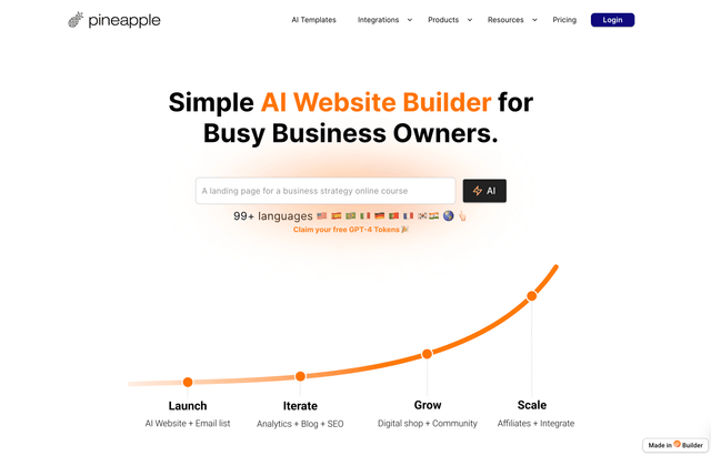 Pineapple Builder_AI_Website_Builder